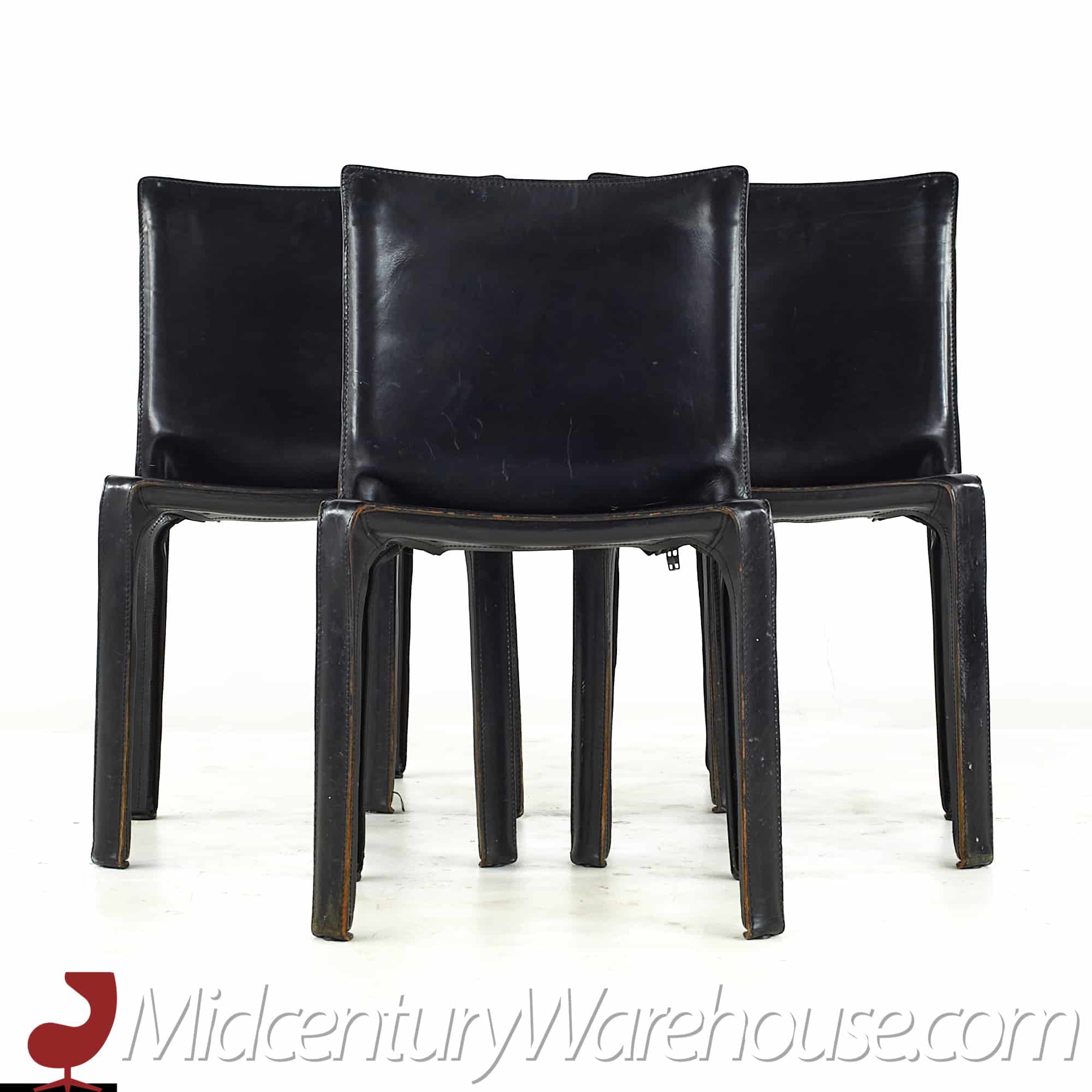 Mario Bellini for Cassina  Mid Century Cab Side Chairs - Set of 4