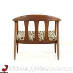 Milo Baughman for Thayer Coggin Mid Century Walnut Lounge Chairs - Pair