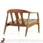 Milo Baughman for Thayer Coggin Mid Century Walnut Lounge Chairs - Pair