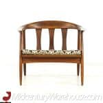 Milo Baughman for Thayer Coggin Mid Century Walnut Lounge Chairs - Pair