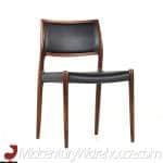 niels moller model 80 mid century rosewood dining chairs – set of 6