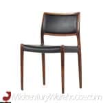 niels moller model 80 mid century rosewood dining chairs – set of 6
