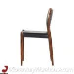 niels moller model 80 mid century rosewood dining chairs – set of 6
