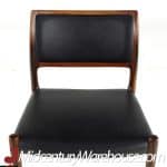 niels moller model 80 mid century rosewood dining chairs – set of 6