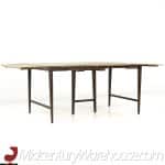 Paul Mccobb Mid Century Drop Leaf Dining Table with 3 Leaves