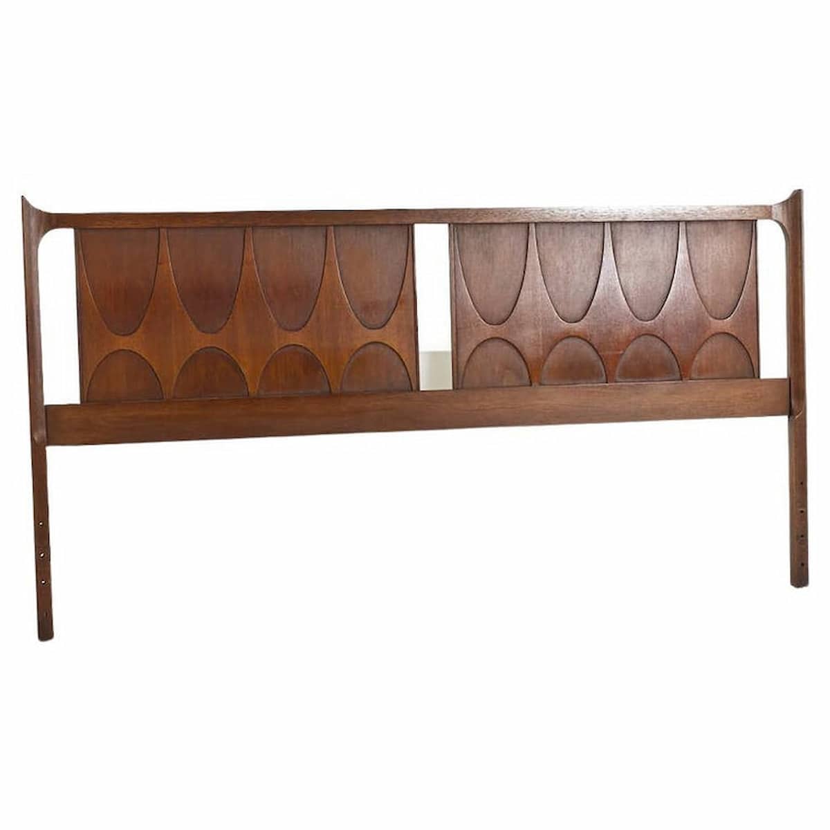 Broyhill Brasilia Mid Century King Walnut Headboard