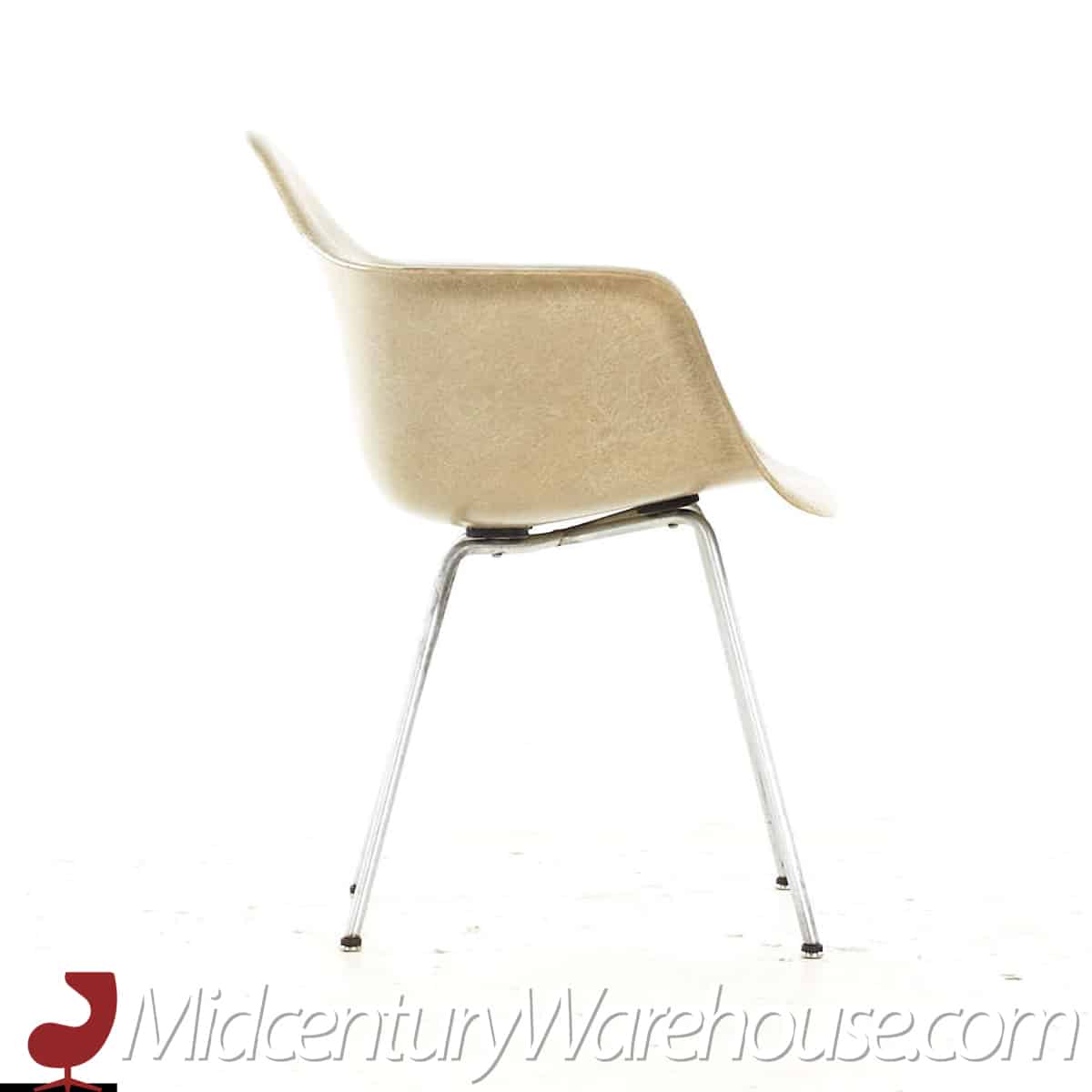 Charles and Ray Eames for Herman Miller Zenith Mid Century 1st Edition Elephant Gray Rope Edge Chair - Pair (copy)