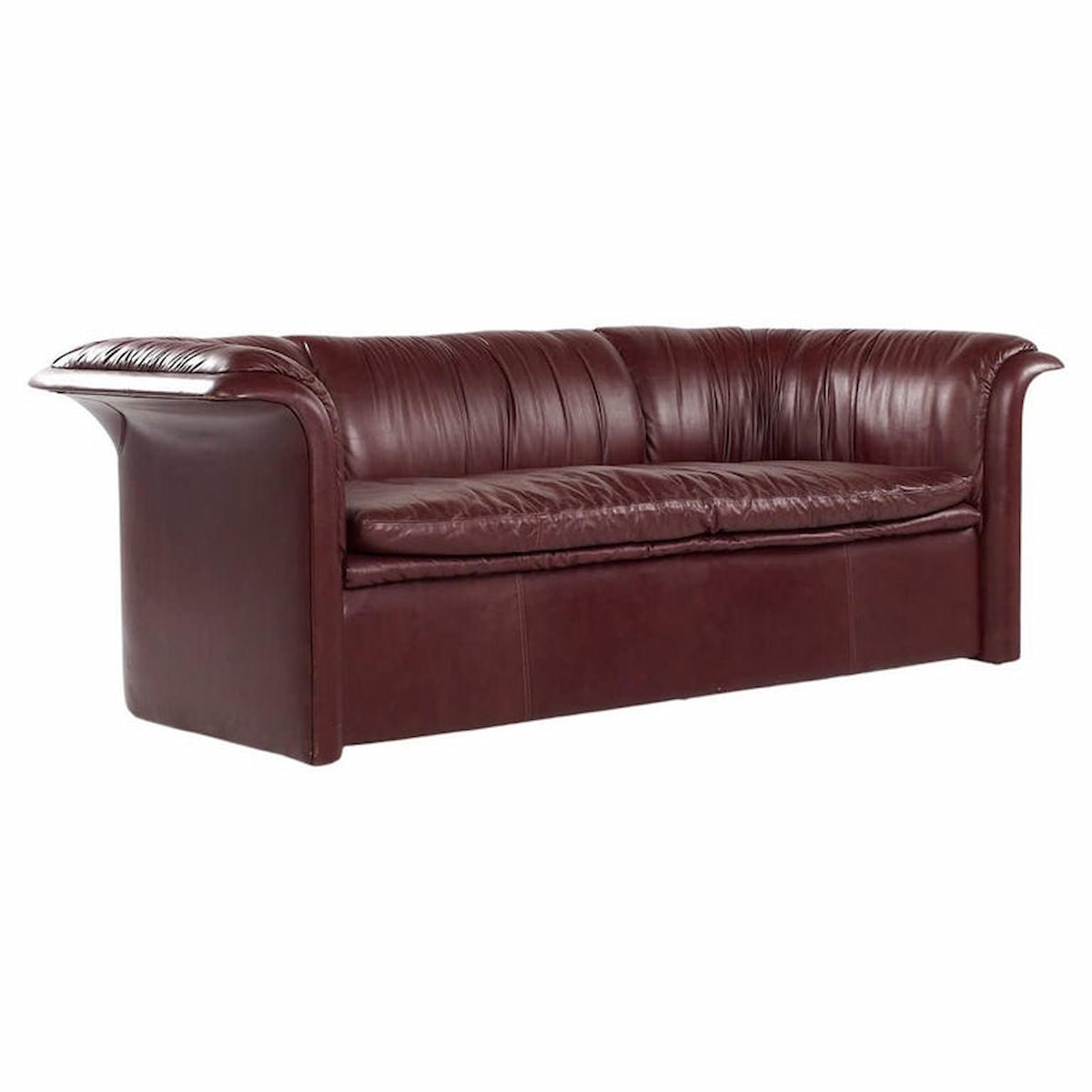 Dunbar Mid Century Leather Sofa
