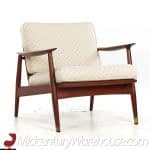 Hans Wegner Mid Century Ge 240 Cigar Lounge Chairs - Pair
