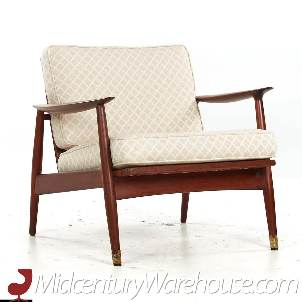 Hans Wegner Mid Century Ge 240 Cigar Lounge Chairs - Pair