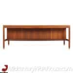 Jens Risom Mid Century Walnut and Formica Executive Desk