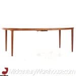 Kofod Larsen Mid Century Danish Teak Expanding Dining Table with 3 Leaves