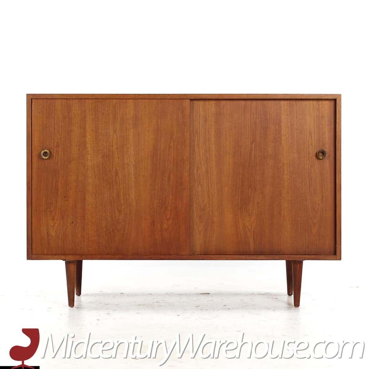 Milo Baughman for Glenn of California Mid Century Walnut Credenza