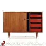 Milo Baughman for Glenn of California Mid Century Walnut Credenza