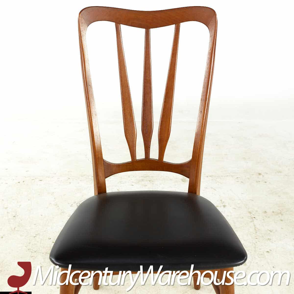 Niels Koefoed for Koefoeds Hornslet Ingrid Mid Century Teak Dining Chairs - Set of 6