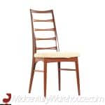 Niels Otto Møller for Koefoeds Hornslet Mid Century Danish Teak Ladder Back Dining Chairs - Set of 6