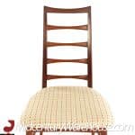 Niels Otto Møller for Koefoeds Hornslet Mid Century Danish Teak Ladder Back Dining Chairs - Set of 6