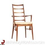 Niels Otto Møller for Koefoeds Hornslet Mid Century Danish Teak Ladder Back Dining Chairs - Set of 6