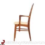 Niels Otto Møller for Koefoeds Hornslet Mid Century Danish Teak Ladder Back Dining Chairs - Set of 6