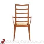 Niels Otto Møller for Koefoeds Hornslet Mid Century Danish Teak Ladder Back Dining Chairs - Set of 6