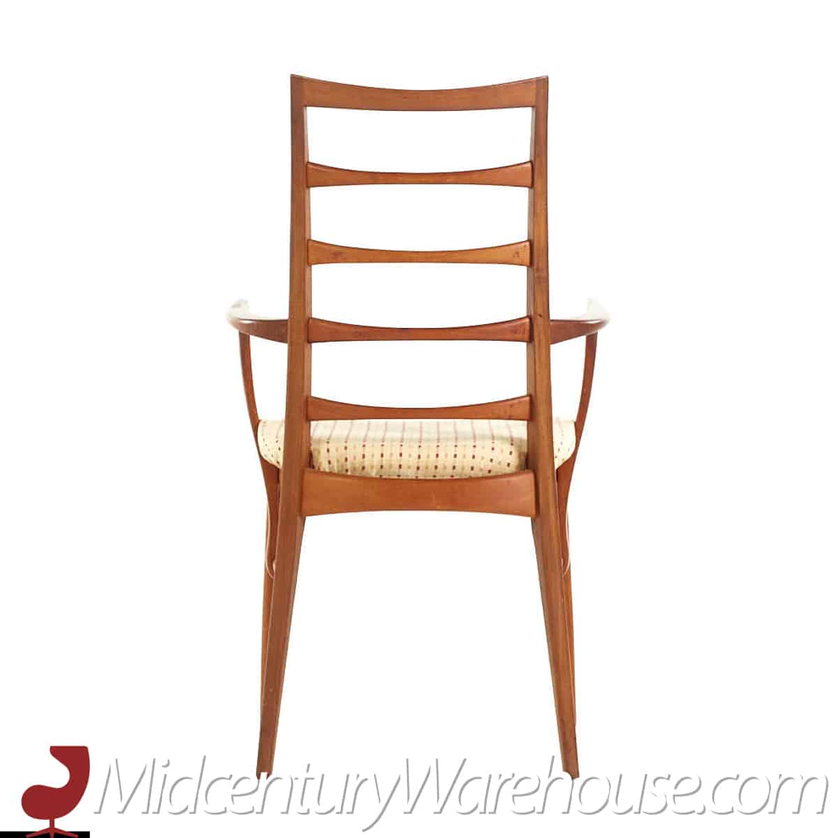 Niels Otto Møller for Koefoeds Hornslet Mid Century Danish Teak Ladder Back Dining Chairs - Set of 6