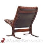 westnofa siesta mid century rosewood lowback lounge chairs - pair