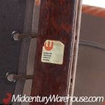 westnofa siesta mid century rosewood lowback lounge chairs - pair