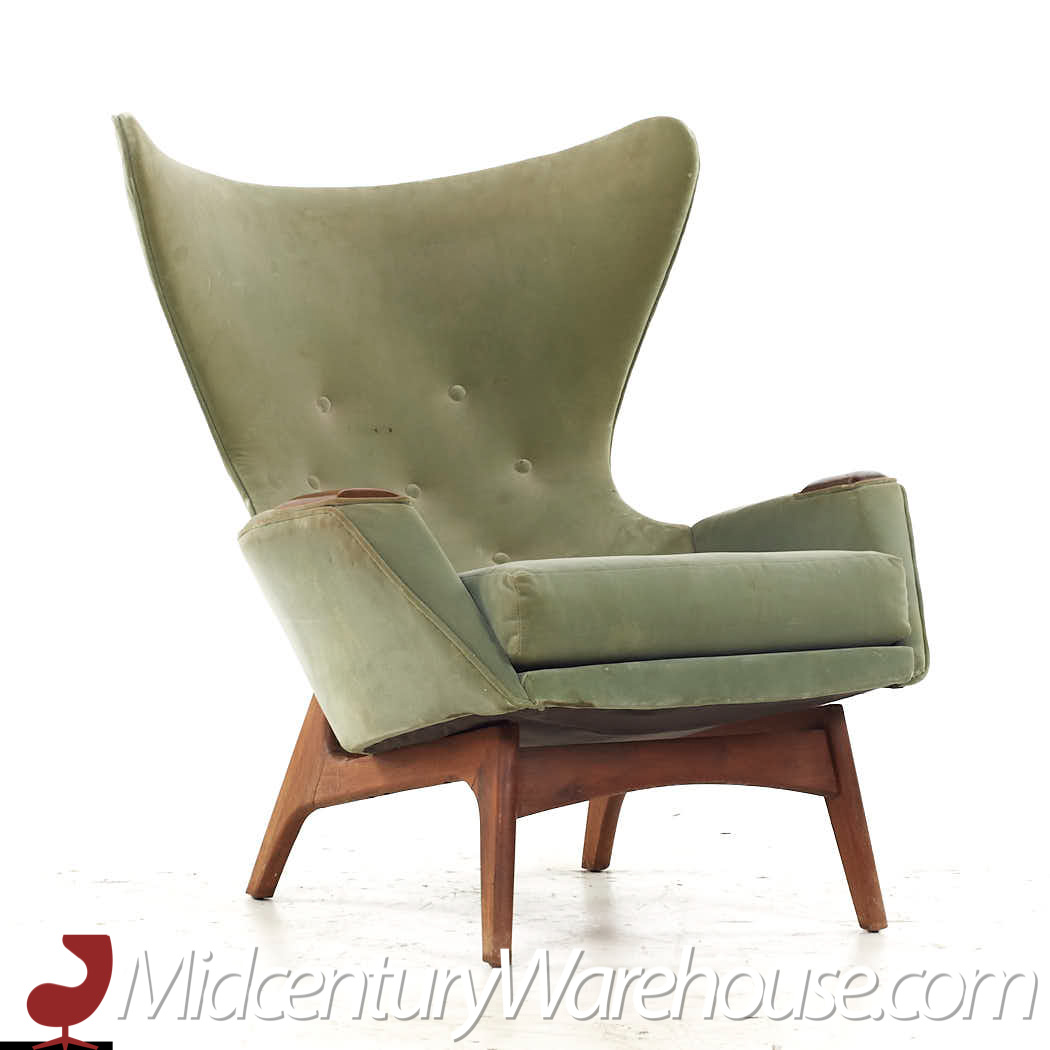 Adrian Pearsall for Craft Associates Mid Century Model 2231 Lounge Chair with Ottoman