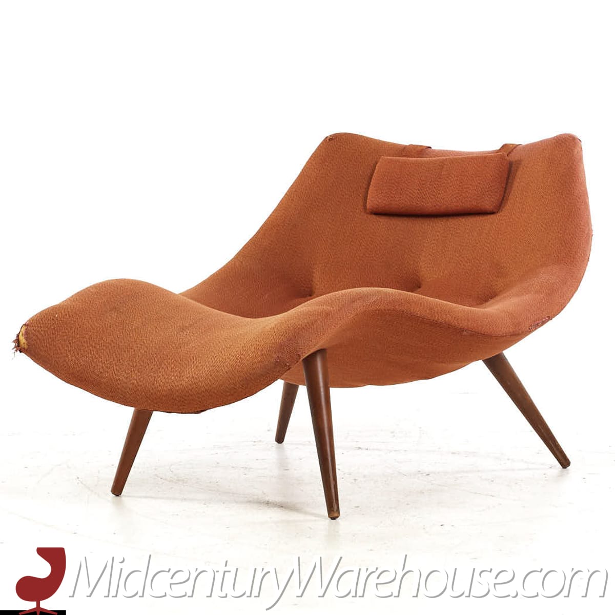 Adrian Pearsall for Craft Associates Mid Century 1828-c Chaise Lounge