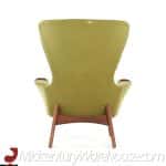 Adrian Pearsall for Craft Associates Mid Century 2231-c Walnut Wing High Back Chair