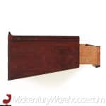 Arne Olsen Mid Century Danish Rosewood Wall Mounted Desk Console
