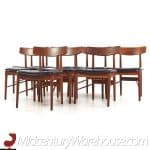 Arne Vodder for Sibast Mid Century Danish Teak Dining Chairs - Set of 8