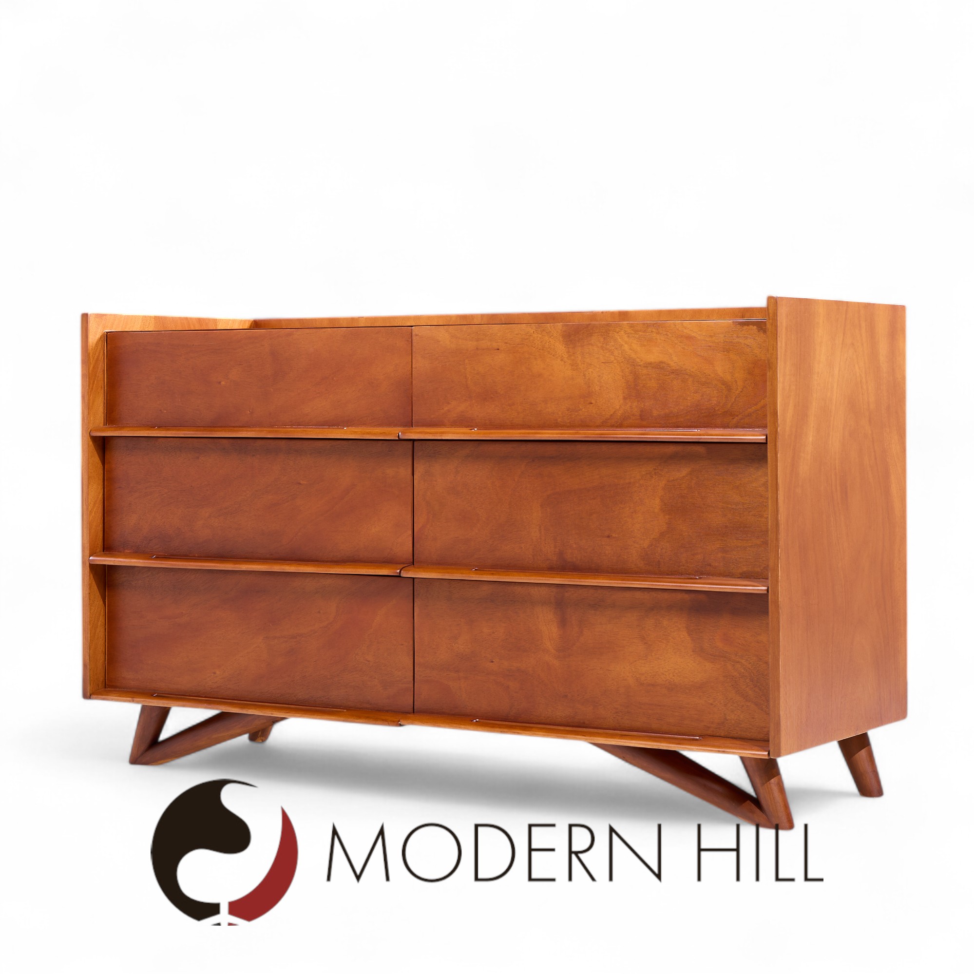 Edmond Spence Mid Century Birch Lowboy Dresser