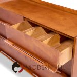 Edmond Spence Mid Century Birch Lowboy Dresser | Mid Century Modern Furniture - Mid Century Furniture Chicago Edmond Spence Mid Century Birch Lowboy Dresser