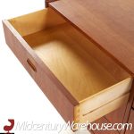 Falster Mid Century Teak 9 Drawer Lowboy Dresser