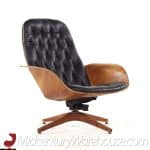 George Mulhauser for Plycraft Mid Century Mr Chair and Ottoman