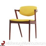 kai kristiansen model 42 mid century rosewood z dining chairs - set of 6