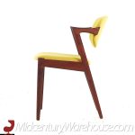 kai kristiansen model 42 mid century rosewood z dining chairs - set of 6
