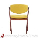 kai kristiansen model 42 mid century rosewood z dining chairs - set of 6