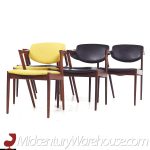 kai kristiansen model 42 mid century rosewood z dining chairs - set of 6
