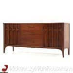 Kent Coffey Perspecta Mid Century Walnut and Rosewood Credenza