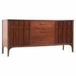 Kent Coffey Perspecta Mid Century Walnut and Rosewood Credenza