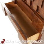 Lane Staccato Mid Century Walnut Brutalist Armoire Dresser (copy)