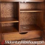 Lane Staccato Mid Century Walnut Brutalist Armoire Dresser | Mid Century Modern Furniture - Mid Century Furniture Chicago Lane Staccato Mid Century Walnut Brutalist Armoire Dresser