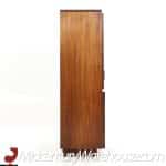 Lane Staccato Mid Century Walnut Brutalist Armoire Dresser (copy)