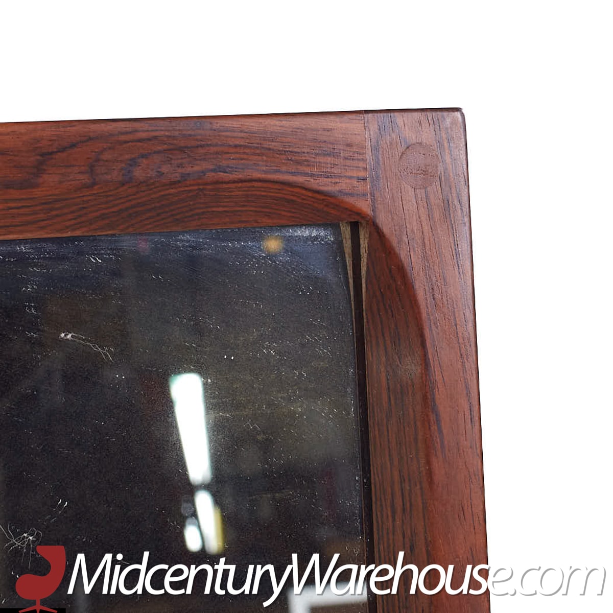 aksel kjersgaard for odder mid century danish rosewood mirror