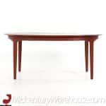 Mid Century Teak Dining Table with 2 Leaves