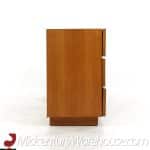 Milo Baughman Style Lane Mid Century Burlwood Lowboy Dresser