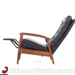 Milo Baughman for James Inc Mid Century Walnut Recliner Lounge Chair