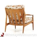 Milo Baughman for Thayer Coggin Archie Mid Century Walnut Lounge Chairs - Pair